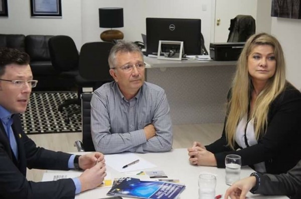 Mauricio Cavichion, Deputado Busato e Ana Claudia Bitencourt/